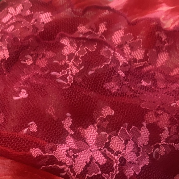 Vintage Betsey Johnson 90s 2000s Midi Animal Print silk asymmetrical red pink - Picture 8 of 16